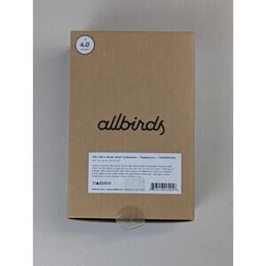 NWT allbirds Trino Boxer Brief Underwear Mens XXL Cream Peppercorn Wool Blend